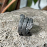Double Headed Snake Sterling Silver Ring01 | Gthic.comDouble Headed Snake Sterling Silver Ring
