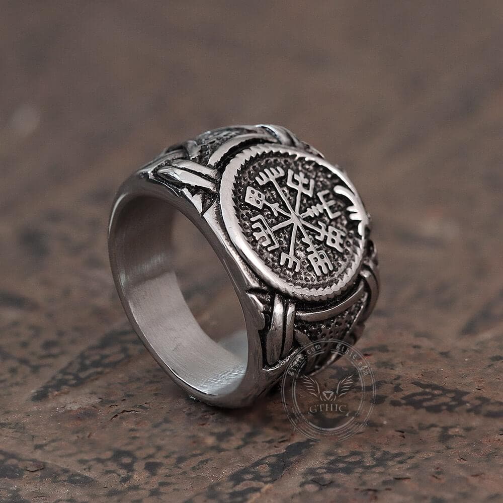 Dragon Amulet 316L Stainless Steel Viking Ring - GTHIC