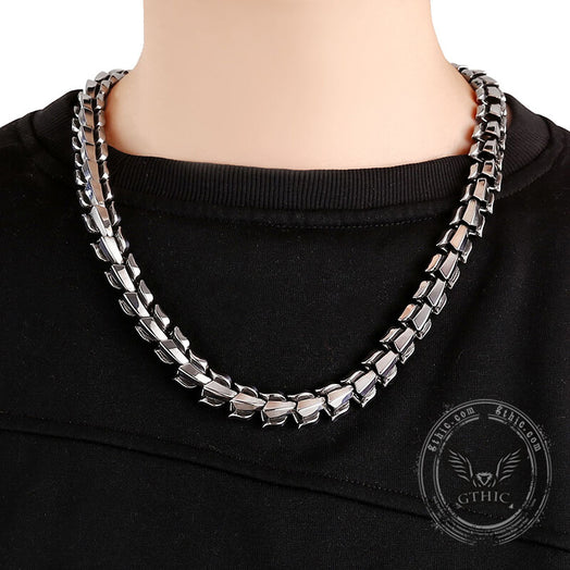 Dragon Bone Stainless Steel Necklace