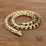 Dragon Bone Stainless Steel Necklace 05 | Gthic.com