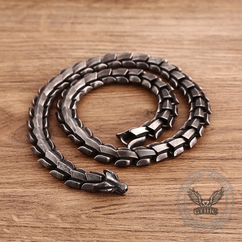Dragon Bone Stainless Steel Necklace