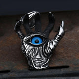 Dragon Claw Blue Evil Eye Pendant | Gthic.com