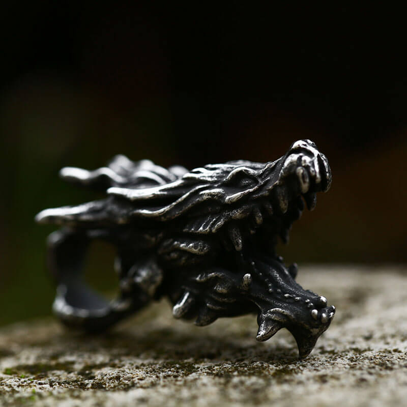 Dragon Head Stainless Steel Pendant | Gthic.com