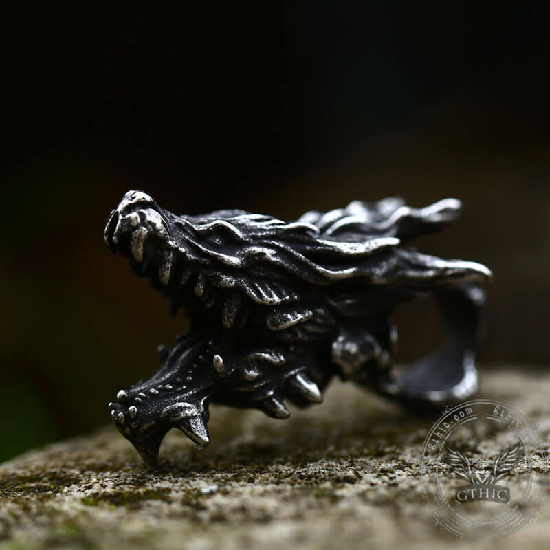 Dragon Head Stainless Steel Pendant | Gthic.com