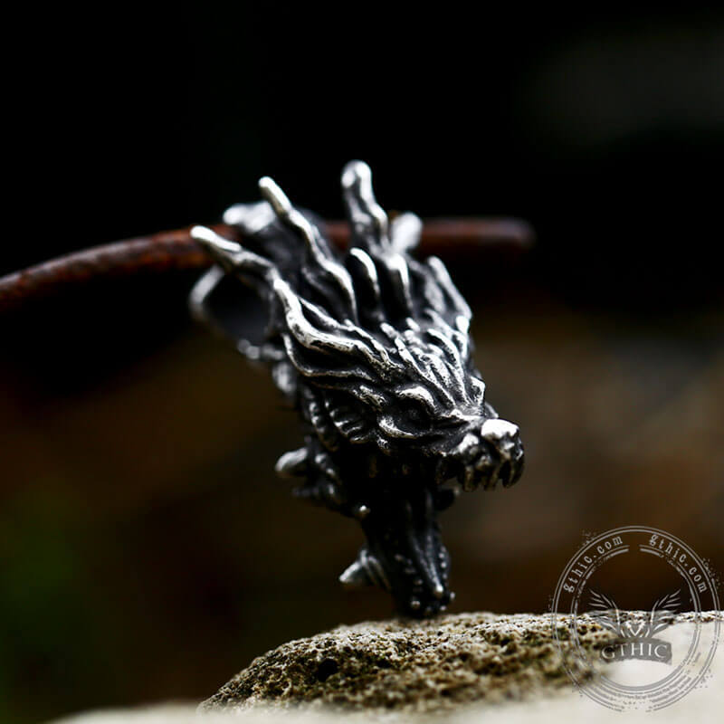 Dragon Head Stainless Steel Pendant