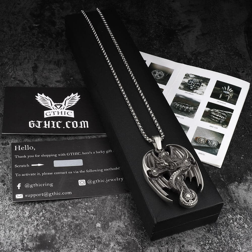 Dragon Pure Tin Celtic Cross Necklace