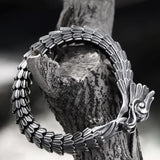 Dragon Scale Stainless Steel Bracelet 04 | Gthic.com