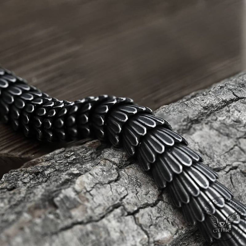 Dragon Scale Stainless Steel Bracelet