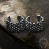 Dragon Scale Stainless Steel Ear Clip | Gthic.com