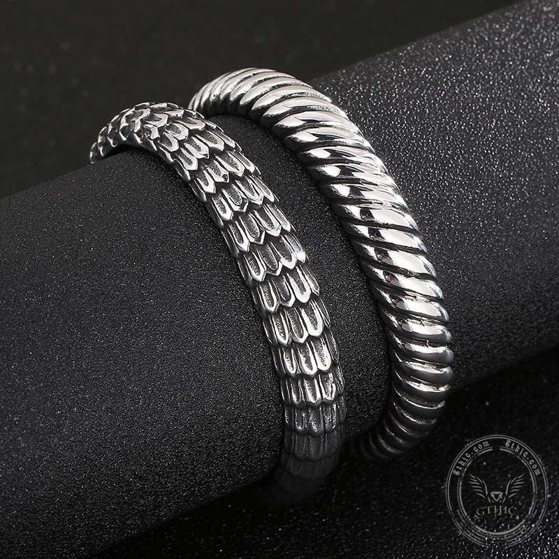 Black Leather Bracelet, Locket Bracelet Silver, Bracelet Twisting Around The Wrist Twice.