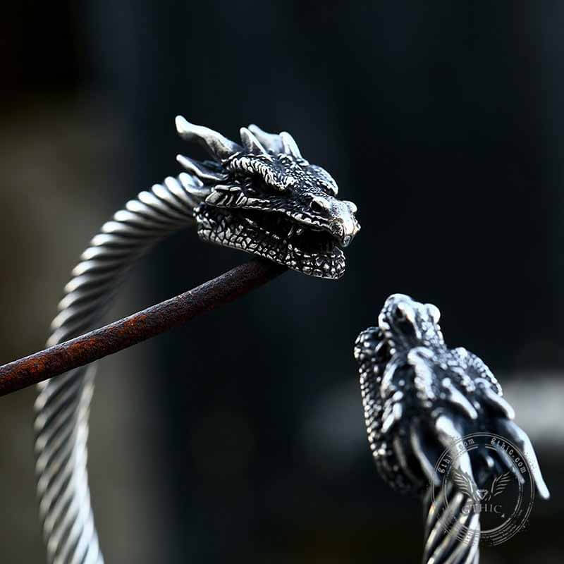 Dragon Stainless Steel Animal Bracelet | Gthic.com