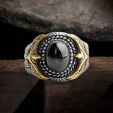 Eagle Agate Sterling Silver Ring 01 | Gthic.com