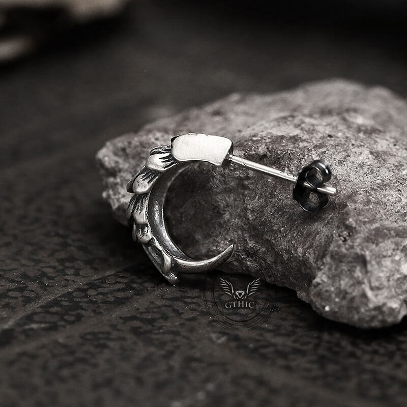 Eagle Claw Sterling Silver Stud Earrings