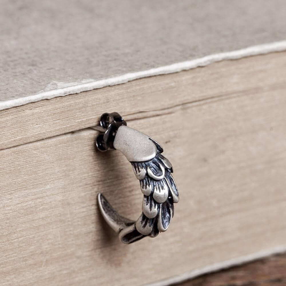 Eagle Claw Sterling Silver Stud Earrings