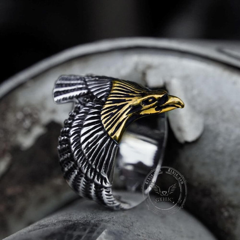 Men's Sterling Silver Eagle Head Ring - Jewelry1000.com | Mens silver  jewelry, Sterling silver mens, Mens sterling silver jewelry