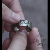 Classic Pattern Stainless Steel Ring