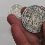 Eye Of Providence Copper Alloy Hobo Nickel Coin Pendant | Gthic.com