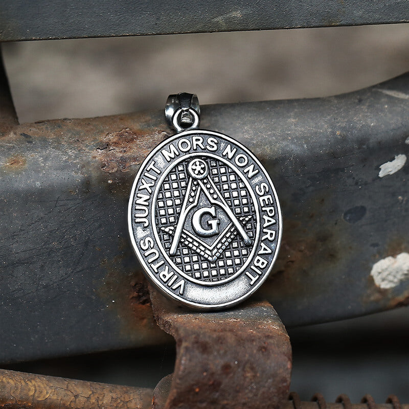 AG Eye Of Providence Stainless Steel Masonic Pendant | Gthic.com