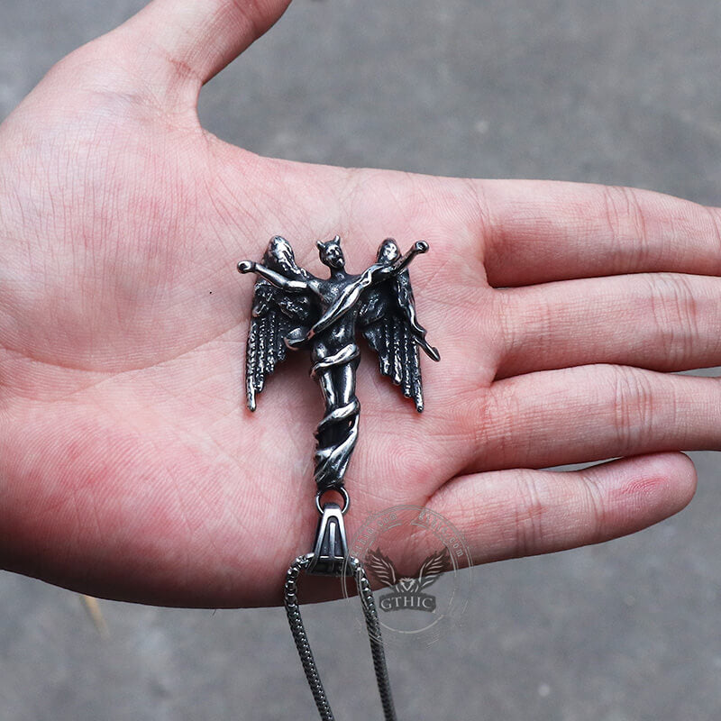 Fallen Angel Stainless Steel Pendant