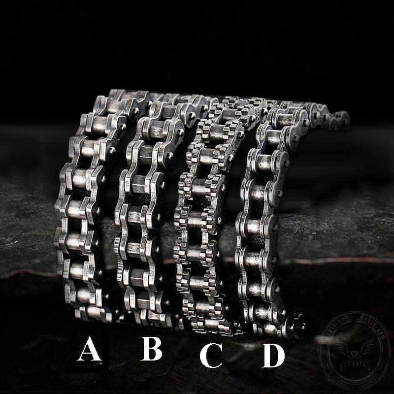Stainless Steel Bike Chain Bracelet Wcb1004 | Wholesale Jewelry Website