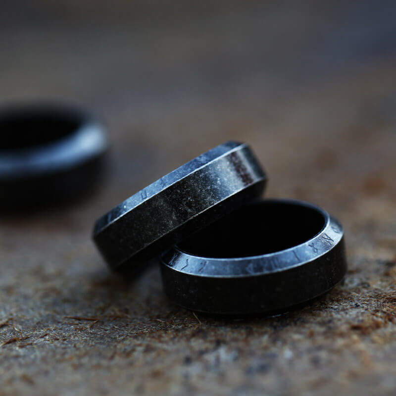 Norse Dragon Runes Stainless Steel Viking Ring | Gthic.com