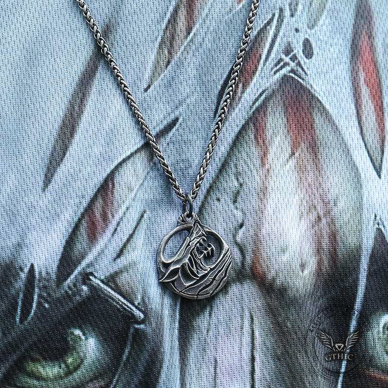 Fenrir Wolf Stainless Steel Animal Pendant