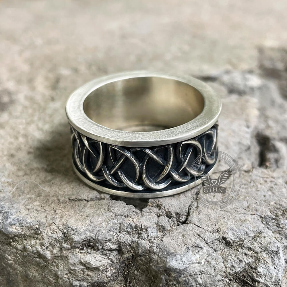 Celtic Wolf Ring, Sterling Silver Wolves, Celtic Wedding Band, Wolf Wedding  Ring, Celtic Animal Ring, Wolf Jewelry, Infinity Ring, 1716