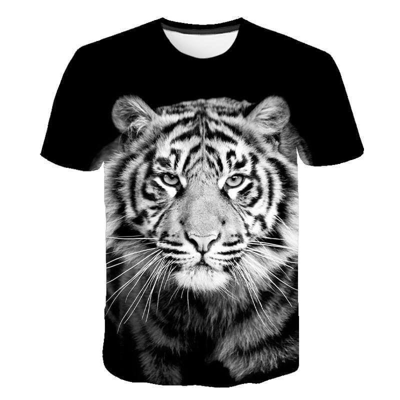 Ferocious Tiger Polyester T-shirt | Gthic.com