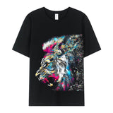 Fierce Tiger Cotton T-shirt | Gthic.com