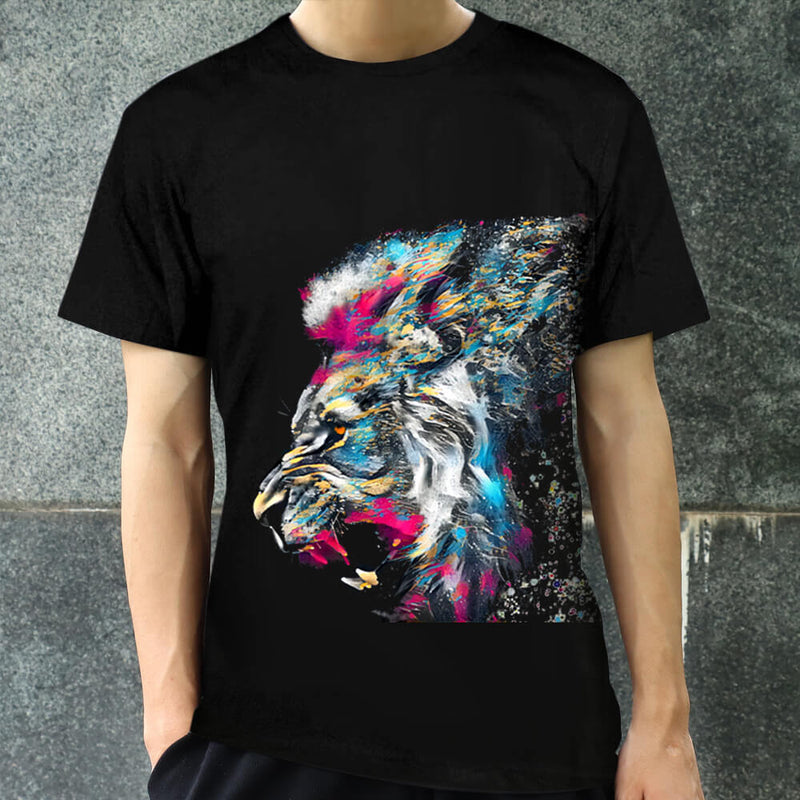 Fierce Tiger Cotton T-shirt