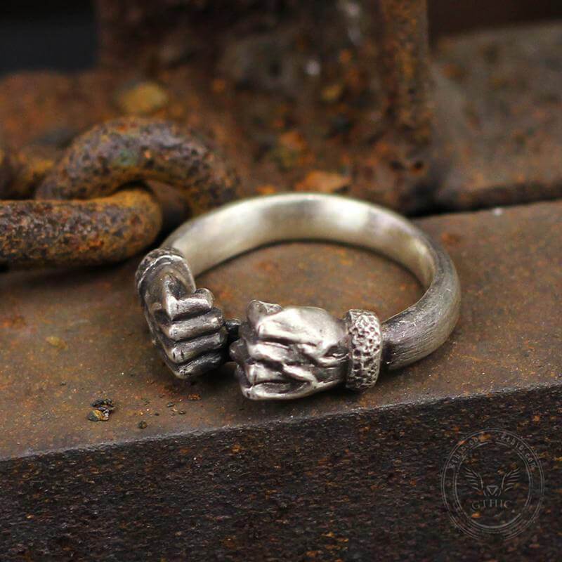 Fist of power Sterling Silver Ring