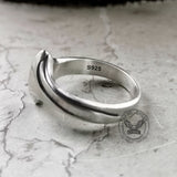 Flying Wing Sterling Silver Ring | Gthic.com