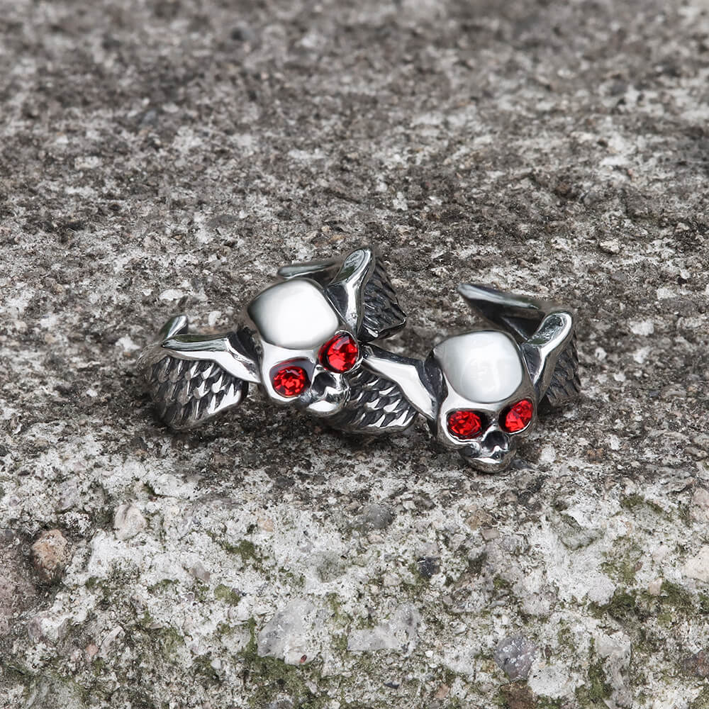 Free Soul Stainless Steel Biker Ear Clips | Gthic.com
