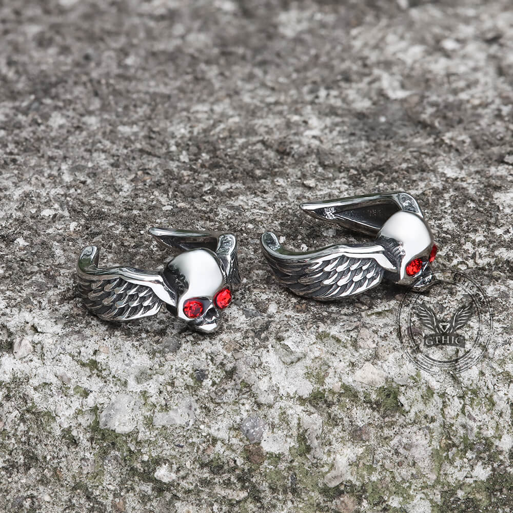 Free Soul Stainless Steel Biker Ear Clips | Gthic.com