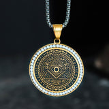 Freemason All-seeing Eye Stainless Steel Pendant | Gthic.com