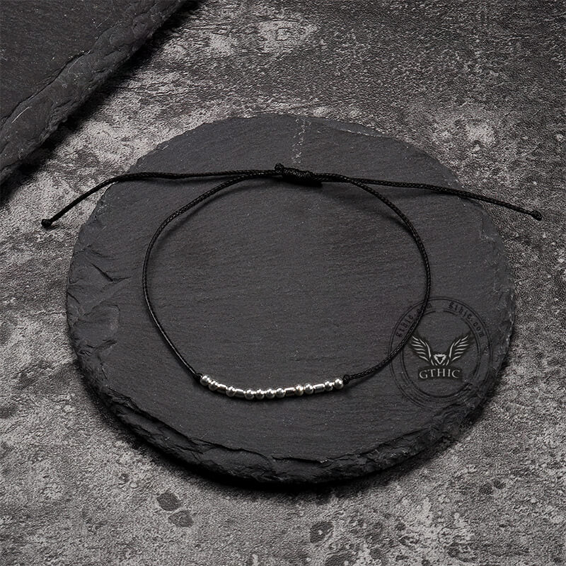 Friend Morse Code Sterling Silver Bracelet