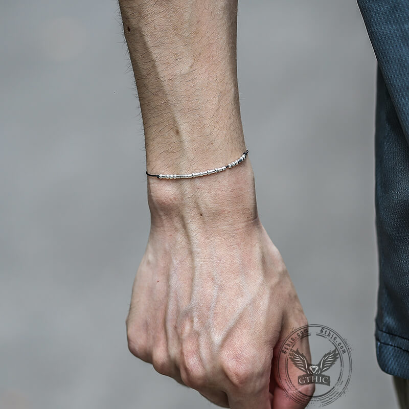 Fuck Love Morse Code Sterling Silver Bracelet