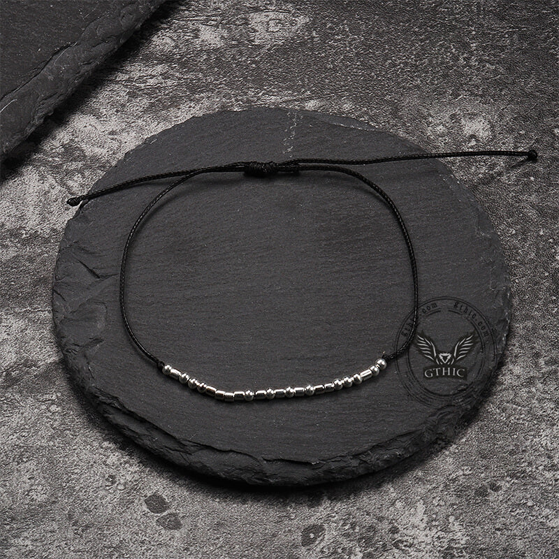 Fuck Love Morse Code Sterling Silver Bracelet