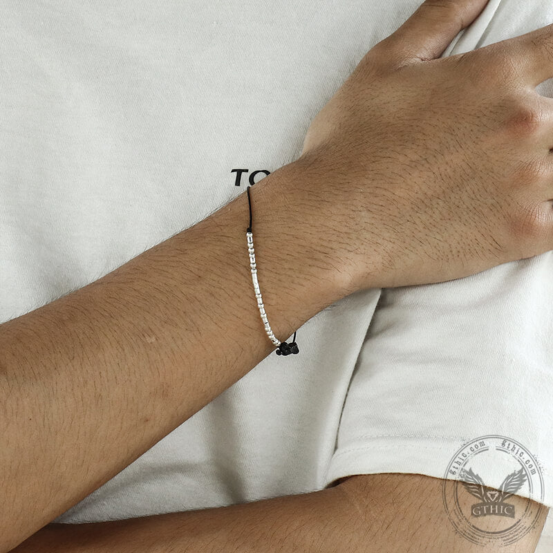 Fuck Off Morse Code Sterling Silver Bracelet