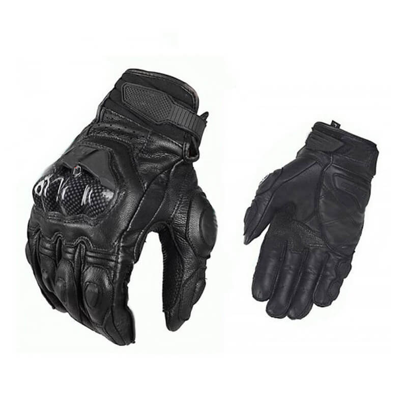 Full-finger Leather Motorcycle Gloves | Gthic.com