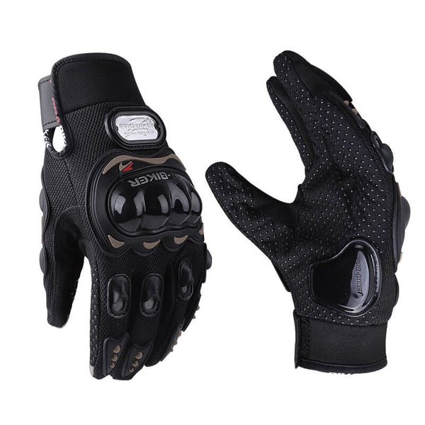 Full Finger Breathable Mesh Biker Gloves | Gthic.com