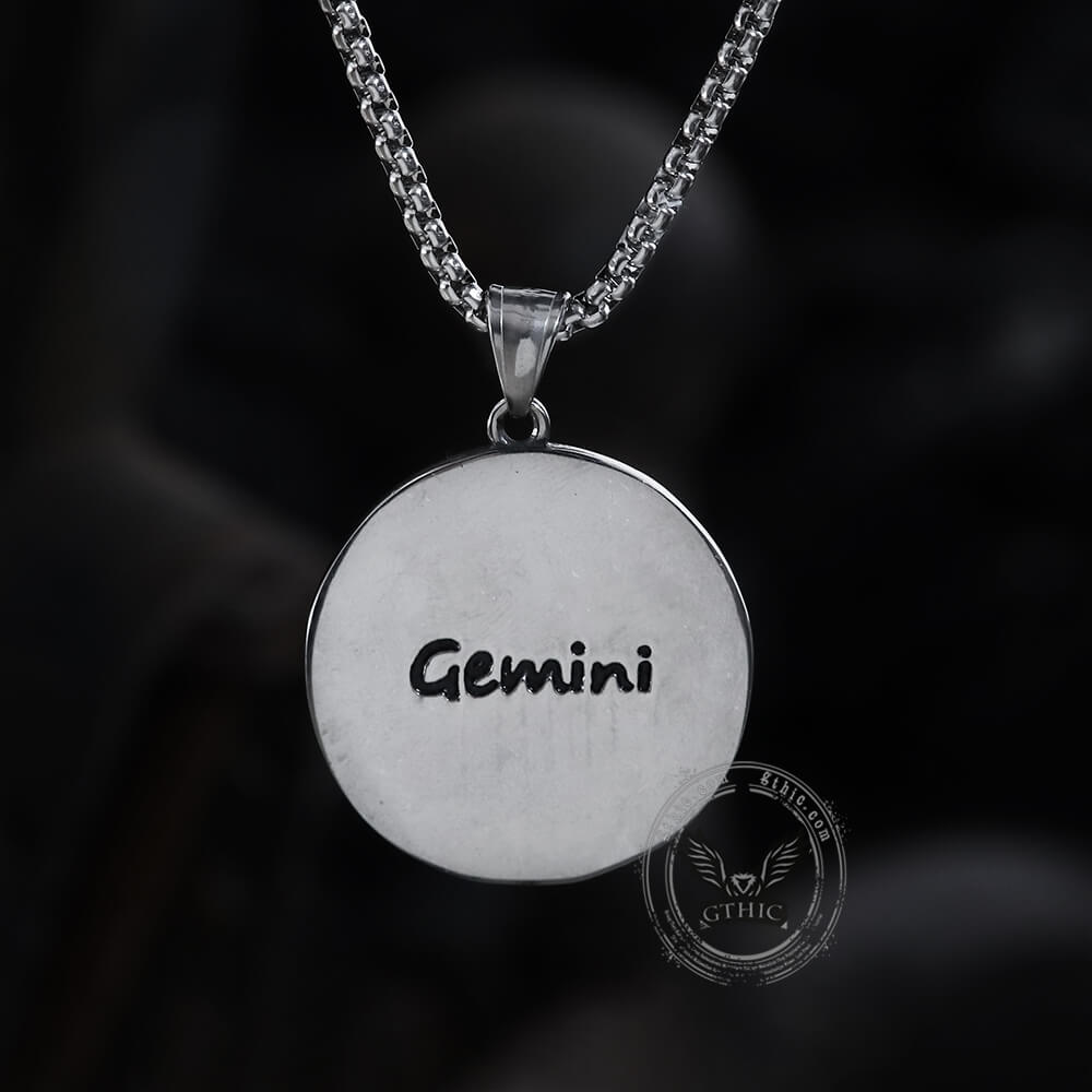 Gemini Stainless Steel Pendant