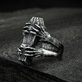 Ghost Claw Coffin Stainless Steel Ring 01 | Gthic.com