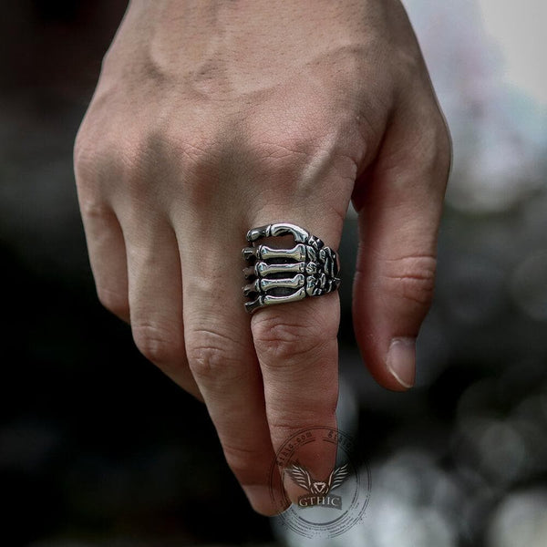 Ghost Claw Stainless Steel Ring 02 | Gthic.com