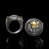 God of War Odin Sterling Silver Viking Ring01 | Gthic.com