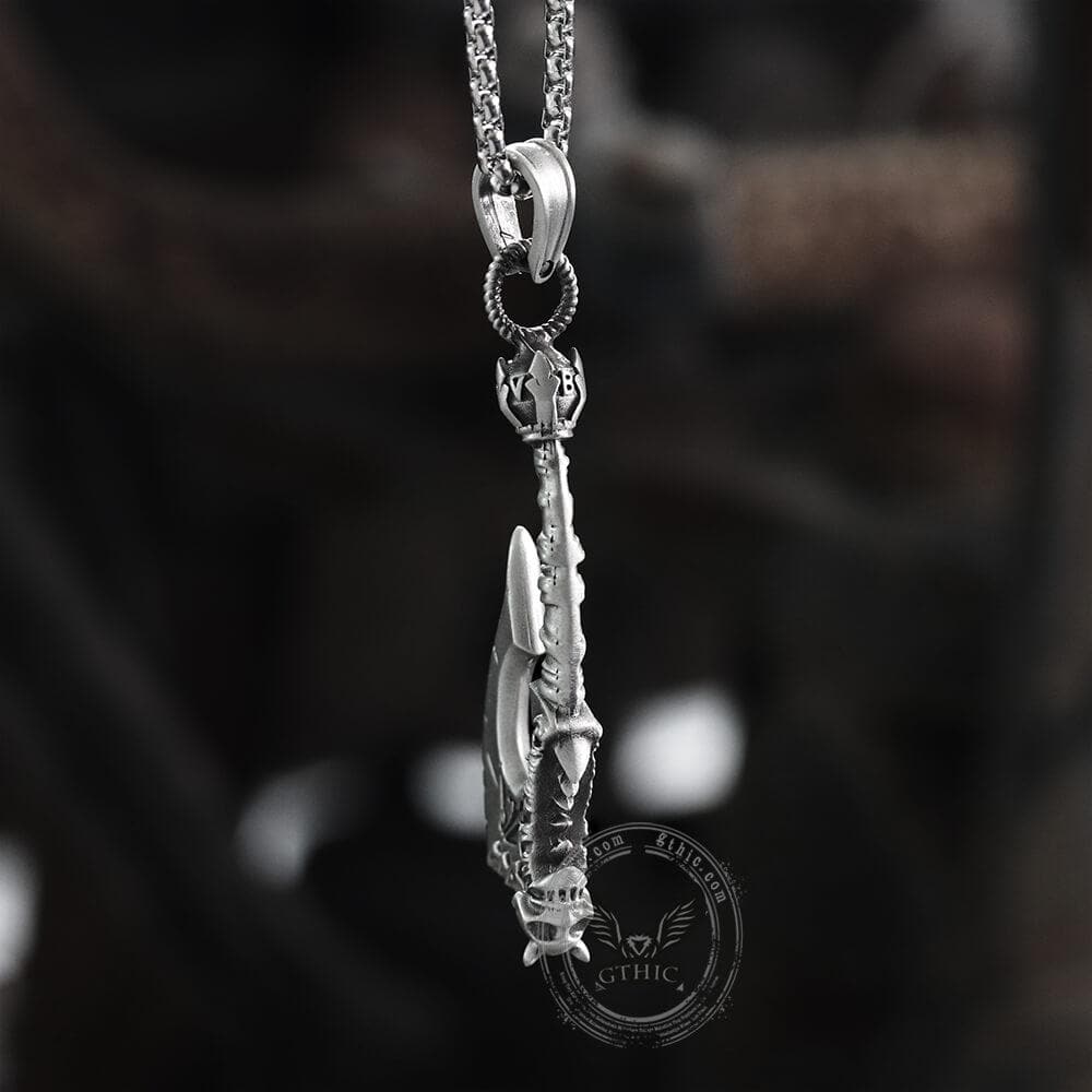 Gorehowl Pure Tin Vintage Necklace | Gthic.com