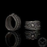 Goth Skull Sterling Silver Ring | Gthic.com