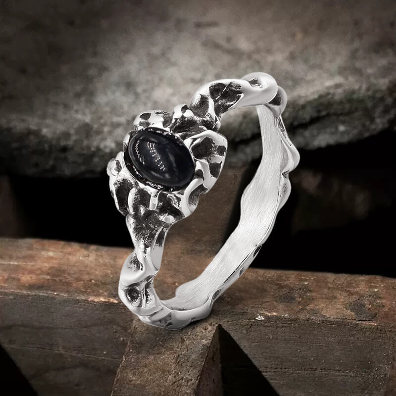 Gothic Branch Stainless Steel Engagement Ring | Gthic.com