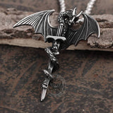 Gothic Dragon Stainless Steel Pendant