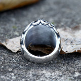 Gothic Moonstone Stainless Steel Ring | Gthic.com